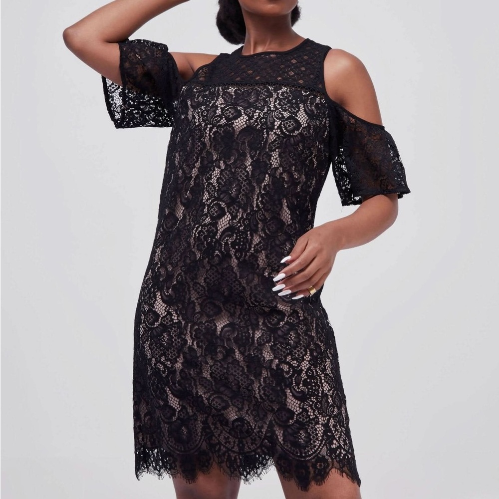 LOFT OFF-SHOULDER DRESS 10 NWOT